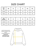 Size Chart Hoodie