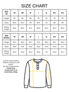 Dorohedoro Shin stitches Henley size chart 