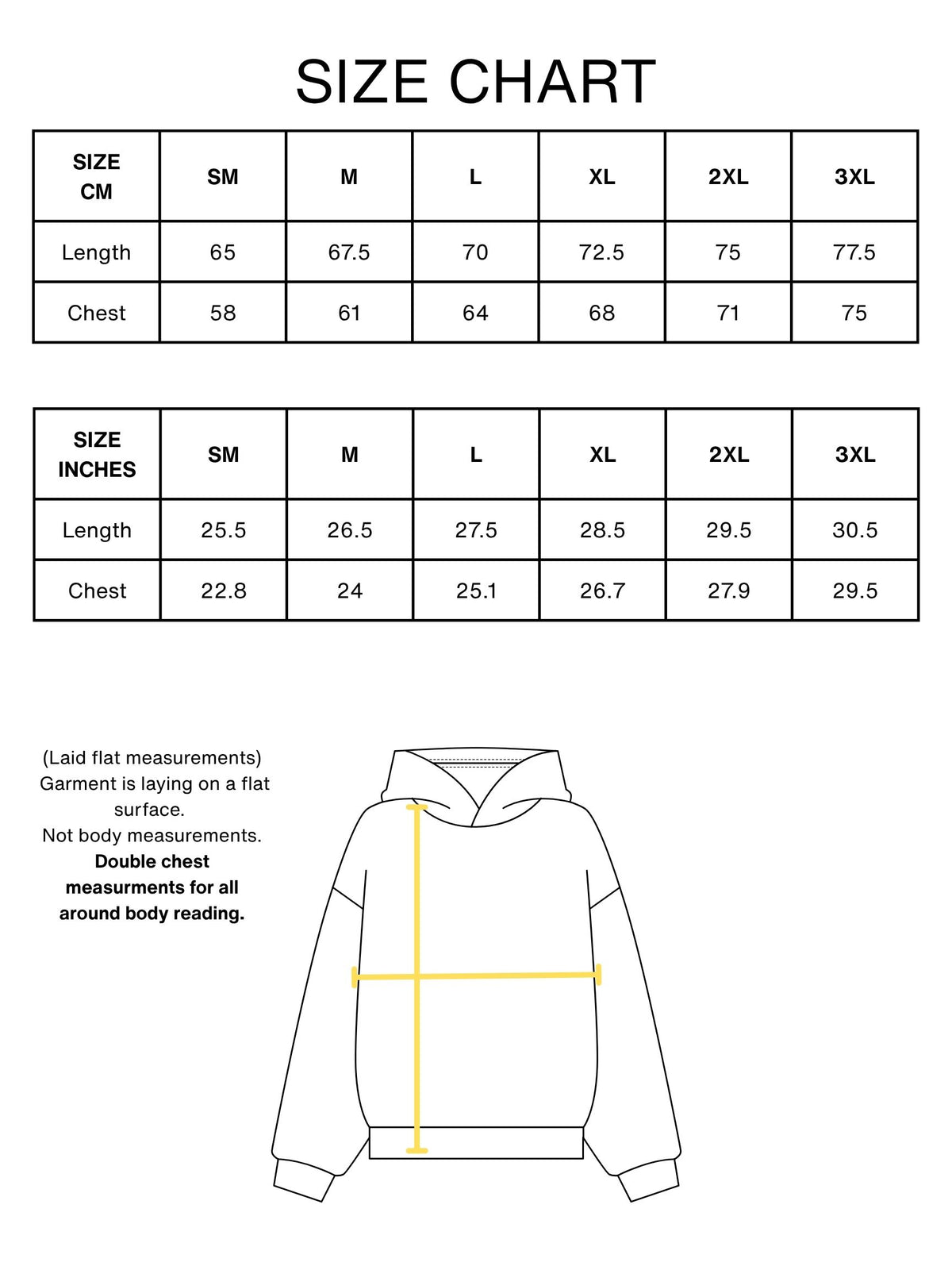FMAB ED ASYM SIZE CHART