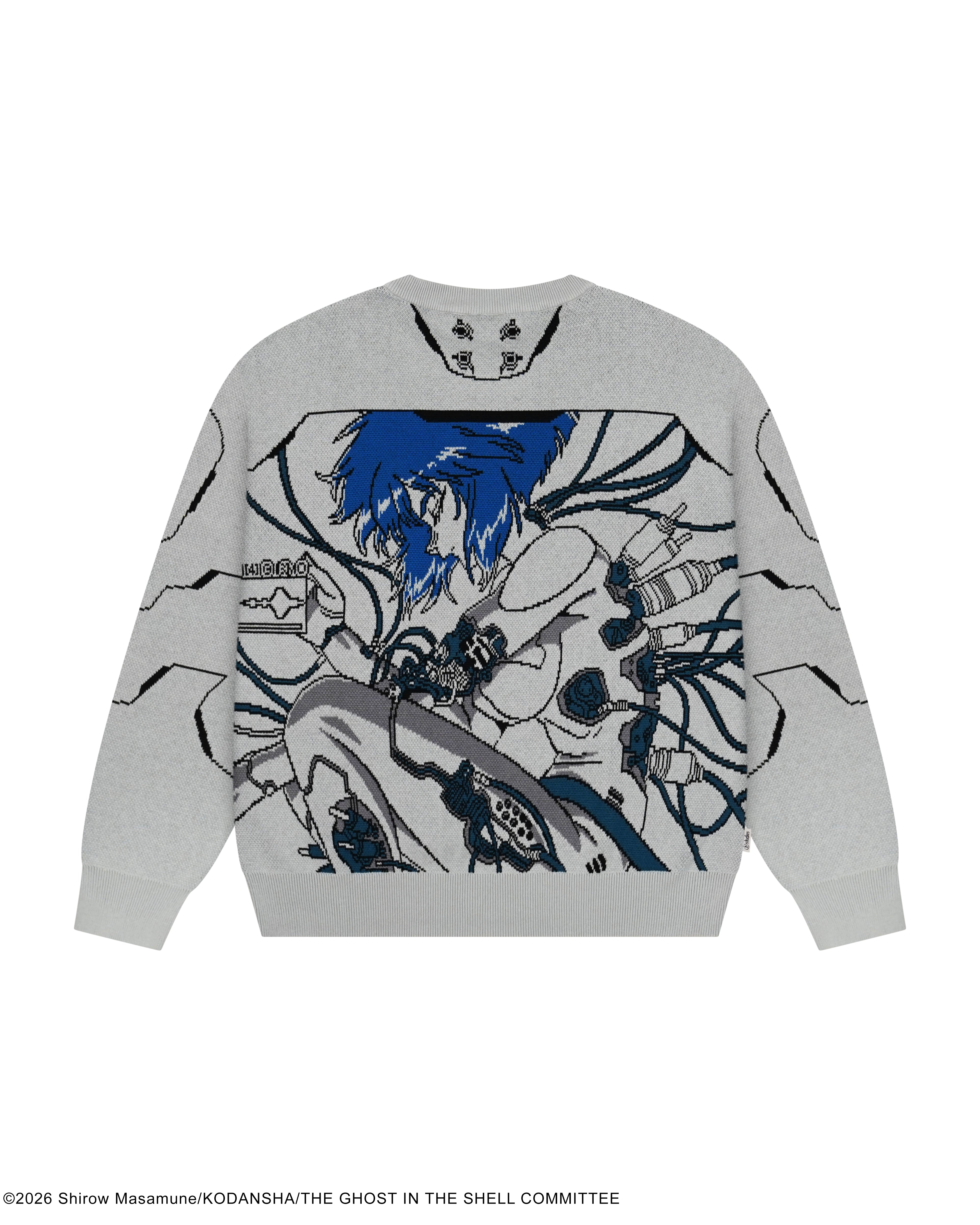 The Ghost in the Shell Kusanagi Ghost knitted crewneck sweater 