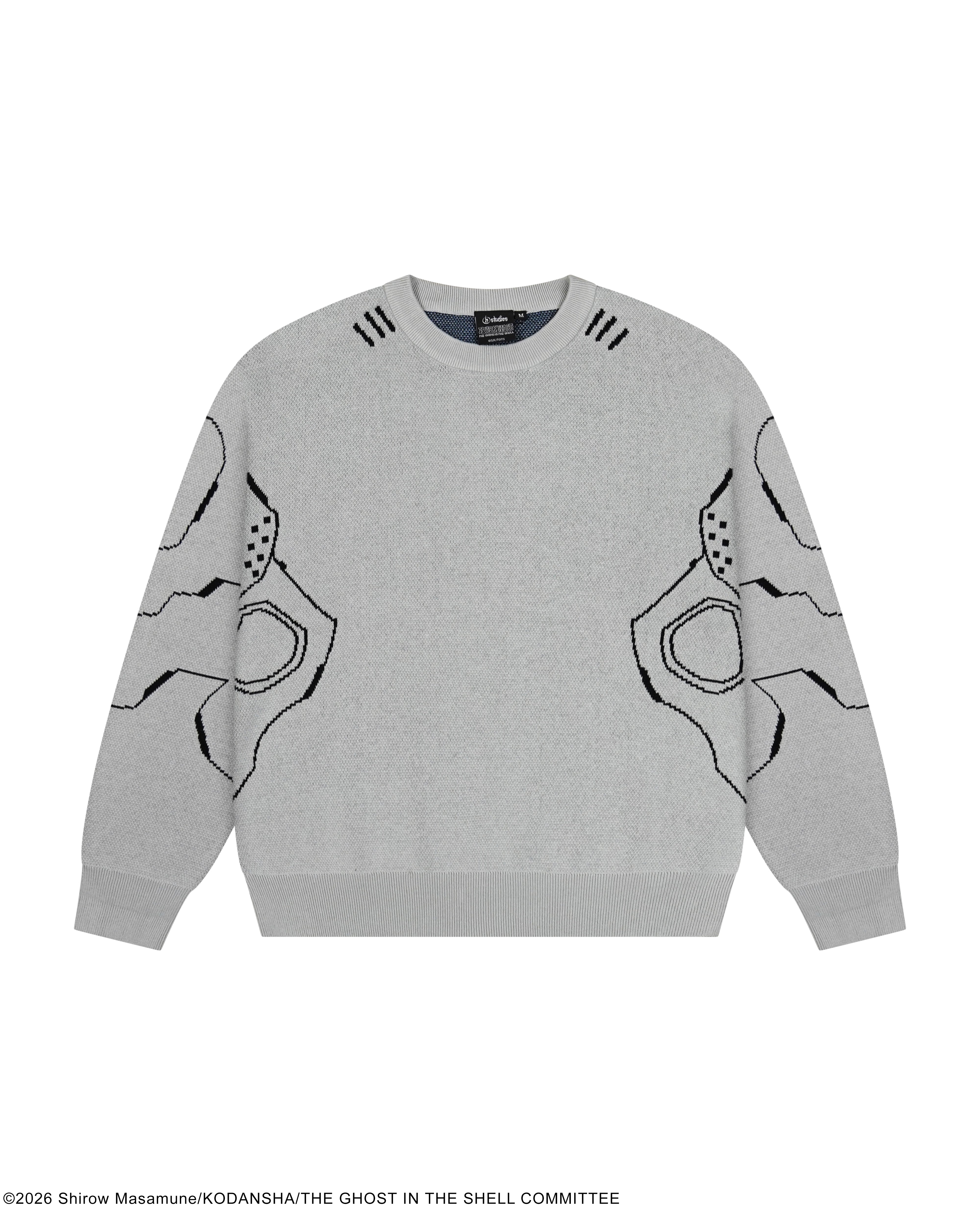 The Ghost in the Shell Kusanagi Ghost knitted crewneck sweater 