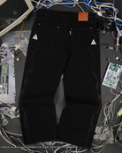 The Ghost in the Shell, black  cyber denim jeans