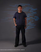 The Ghost in the Shell Ghost splice trousers in black 
