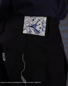 The Ghost in the Shell Ghost splice trousers in black 
