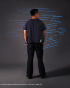 The Ghost in the Shell Ghost splice trousers in black 