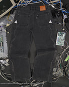 The Ghost in the Shell, grey cyber denim jeans