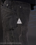 The Ghost in the Shell, grey cyber denim jeans
