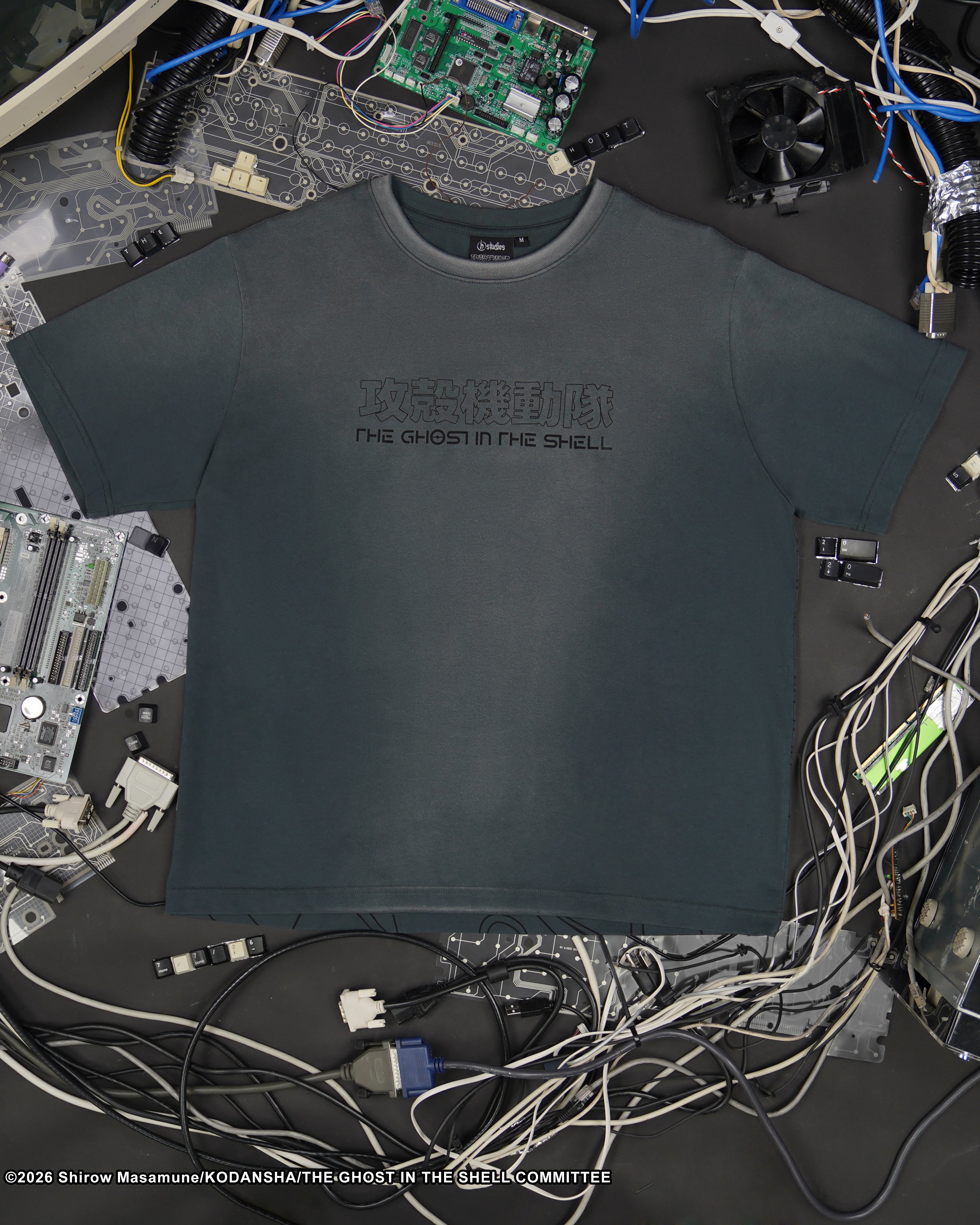 The Ghost in the Shell Motoko Kusanagi character printed tee