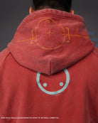 The Ghost in the Shell Fuchikoma logo patch armored paneled hoodie