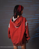 The Ghost in the Shell Fuchikoma logo patch armored paneled hoodie