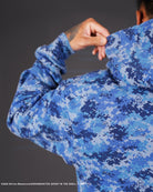 The Ghost in the Shell digital blue camo hoodie
