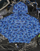 The Ghost in the Shell digital blue camo hoodie