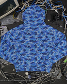 The Ghost in the Shell digital blue camo hoodie