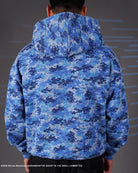 The Ghost in the Shell digital blue camo hoodie